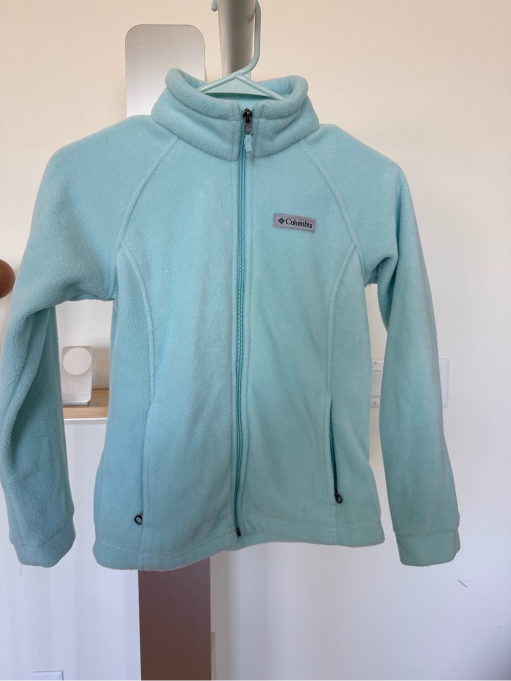Columbia Kids Mint Green Fleece Jacket size 10/12